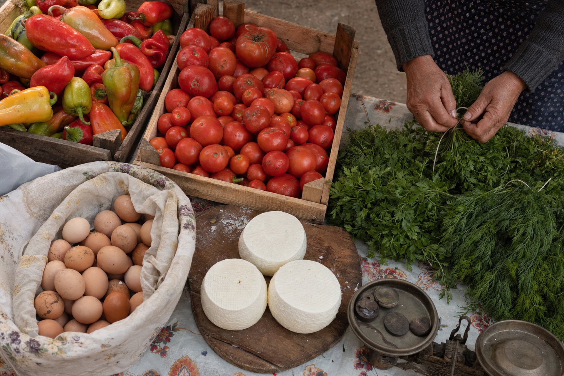Taraba unui producător mic într-o piață agroalimentară